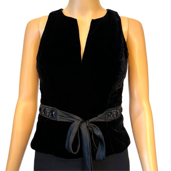 Badgley Mischka Black Cocktail Dress Skirt - Picture 11 of 11